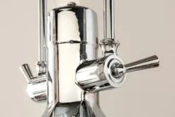 Industrial Hängelampe INDUSTRIAL 45cm silber Chrom Designklassiker