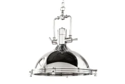 Industrial Hängelampe INDUSTRIAL 45cm silber Chrom Designklassiker