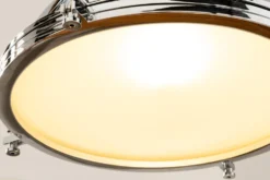 Industrial Hängelampe INDUSTRIAL 45cm silber Chrom Designklassiker