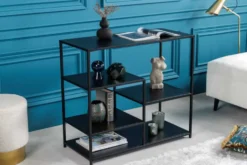 Industrial Regal DURA STEEL 90cm schwarz Metall Konsole
