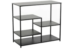 Industrial Regal DURA STEEL 90cm schwarz Metall Konsole