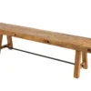 Industrial Sitzbank FINCA 165cm vintage braun recyceltes Pinienholz