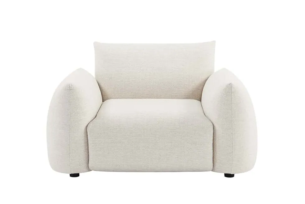 In- und Outdoor Gartensessel SEAHAWK creme Aluminium Olefin 1-Sitzer Sofa wetterfest