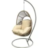 In- und Outdoor Hängesessel AIR ROPE beige greige inkl. Kissen