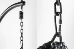 In- und Outdoor Hängesessel LOFT WIDE grau schwarz Hängestuhl inkl. Kissen wetterfest