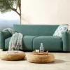 In- und Outdoor Sofa SEAHAWK 205cm türkis Aluminium Olefin wetterfest 2-Sitzer Couch