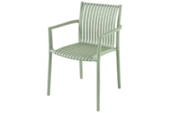 In- und Outdoor Stuhl STUDIO ITALIA salbei stapelbar wetterfest Gartenstuhl