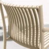 In- und Outdoor Stuhl STUDIO ITALIA greige stapelbar wetterfest Gartenstuhl