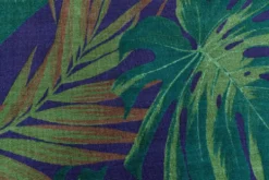 In- und Outdoor Teppich LEAF 180x120cm grün blau Blätter-Design Läufer wetterfest