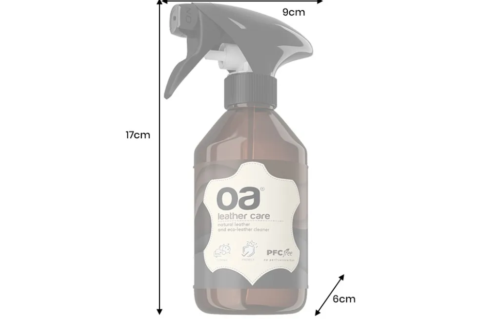 Lederreiniger OA LEATHER CARE 250ml PFC und VOC frei für Ledermöbel