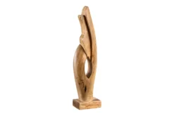 Massive Design Skulptur AMARA 45cm natur Mangoholz Dekoration handmade
