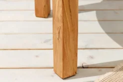 Massive Gartenbank EMPIRE TEAK 120cm natur Teakholz