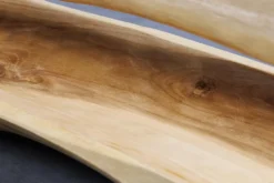 Massive Holzschale BALI 60cm Teakholz mit Griff natürliche Maserung