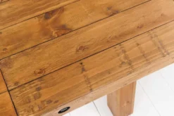 Massiver Esstisch FINCA 300-400cm vintage braun verlängerbar recyceltes Pinienholz