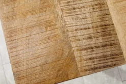 Massiver Esstisch IRON CRAFT 200cm natur Mangoholz Eisen Kufengestell Industrial Design
