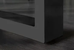 Massiver Esstisch MAMMUT 300cm braun honey finish Akazie schwarz Baumkante