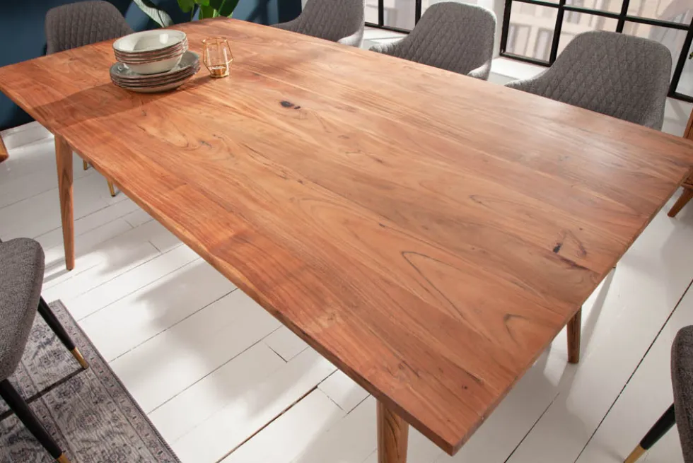 Massiver Esstisch MYSTIC LIVING 200cm Akazie natur Massivholz