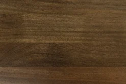 Massiver Esstisch SIGNUM 220cm dunkelbraun Mangoholz Bootsform Sterngestell