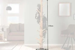 Massiver Garderobenständer TREE NATURE 170cm natur Holz Kleiderständer