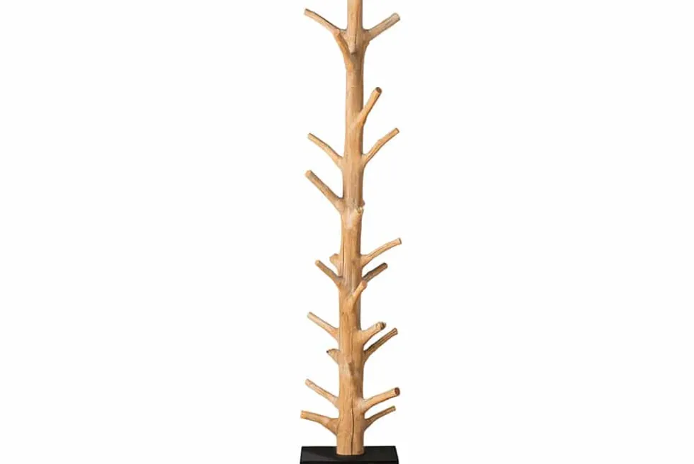 Massiver Garderobenständer TREE NATURE 170cm natur Holz Kleiderständer