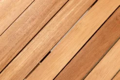 Massiver Gartenbeistelltisch EMPIRE TEAK 50cm natur Teakholz klappbar