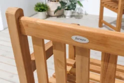 Massiver Gartenstuhl EMPIRE TEAK natur Teakholz Outdoor