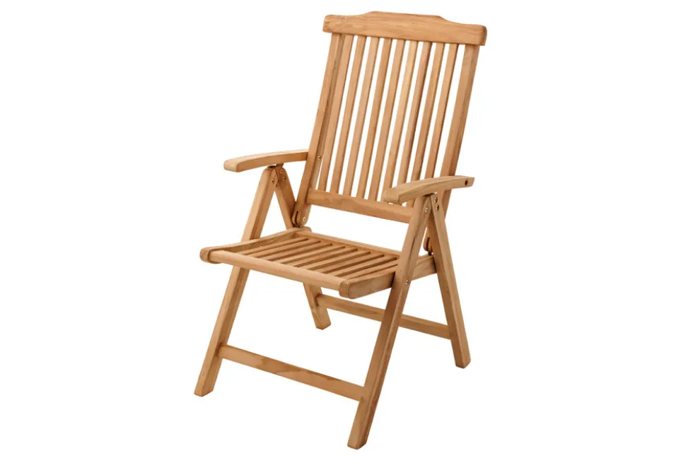 Massiver Gartenstuhl EMPIRE TEAK Teakholz klappbar