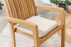Massiver Gartenstuhl EMPIRE TEAK natur Teakholz stapelbar