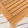 Massiver Gartentisch BALI 100cm Akazienholz wetterfest Outdoor-Loungetisch