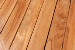 Massiver Gartentisch EMPIRE TEAK 120cm natur Teakholz rund klappbar Outdoor Balkontisch