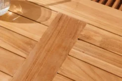 Massiver Gartentisch EMPIRE TEAK 150cm natur Teakholz