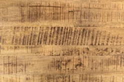 Massiver Holz Esstisch PURE 120-200cm natur Mangoholz mit Ansteckplatten