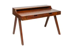 Massiver Sekretär MONSOON 120cm Akazie Schreibtisch Markant Finish
