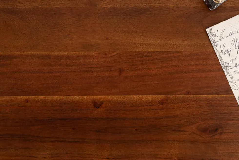 Massiver Sekretär MONSOON 120cm Akazie Schreibtisch Markant Finish