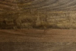 Massives Highboard ONYX 120cm dunkelbraun Mangoholz Edelstein Achat gold Metallgestell