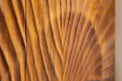 Massives Highboard SCORPION 120cm braun Mangoholz aufwendige 3D Schnitzereien