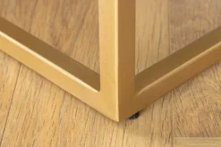 Massives Highboard SNAKE 120cm türkis gold Mangoholz Schlangen-Design mit aufwendigen 3D Schnitzereien