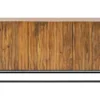 Massives Sideboard AMAZONAS 160cm Mangoholz natürliches Front Design