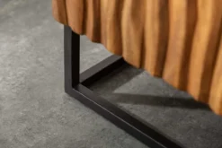 Massives Sideboard AMAZONAS 160cm Mangoholz natürliches Front Design