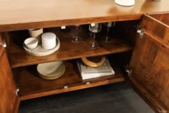 Massives Sideboard BRASIL 175cm braun Mangoholz sechs Fächer