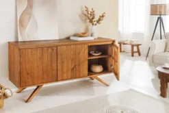 Massives Sideboard FINCA 150cm vintage braun recyceltes Pinienholz