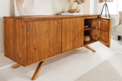 Massives Sideboard FINCA 150cm vintage braun recyceltes Pinienholz
