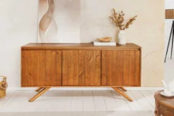Massives Sideboard FINCA 150cm vintage braun recyceltes Pinienholz