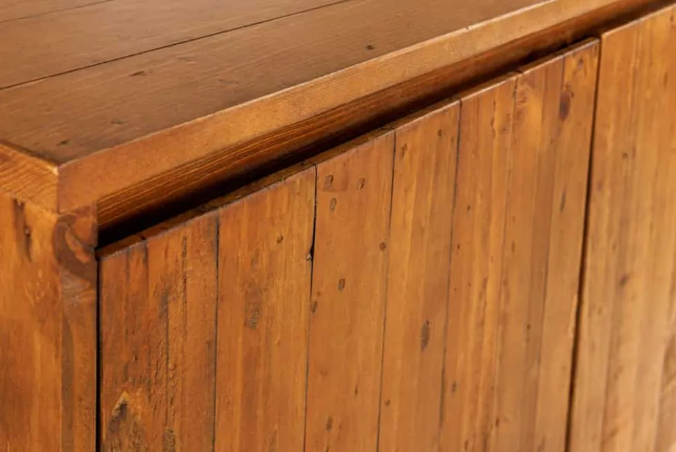 Massives Sideboard FINCA 150cm vintage braun recyceltes Pinienholz