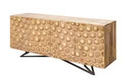 Massives Sideboard ORGANIC LIVING 175cm Mangoholz organisches Design
