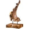 Massives Teakholz Ornament FLAME 30-40cm Treibholz Dekoration