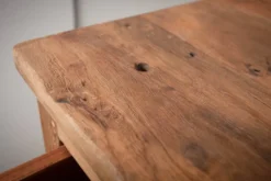Massives Weinregal HEMINGWAY 56cm recyceltes Massivholz Weinschrank für 16 Flaschen