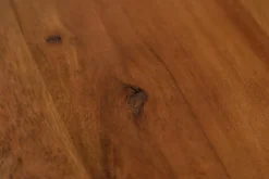 Massivholz Couchtisch MAMMUT 110cm Akazie Baumkante honey finish 3,5cm Tischplatte