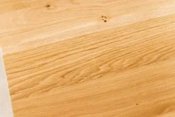 Massivholz Esstisch WILD OAK 200cm natur Wildeiche Schweizer Kante Sterngestell