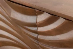 Massivholz Sideboard HURRICANE 175cm braun Akazie 3D-Design